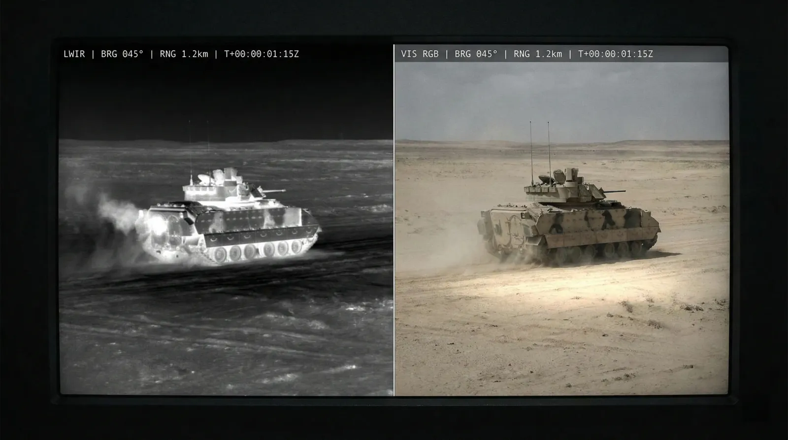 Thermal infrared and RGB sensor data, paired and labeled